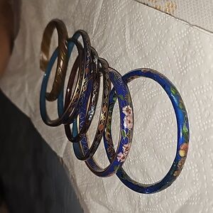 Vintage-style Cloisonne Bracelets